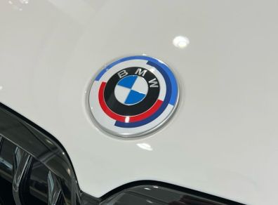 Bmw 74mm bonnet boot rear badge 50 year anniversary