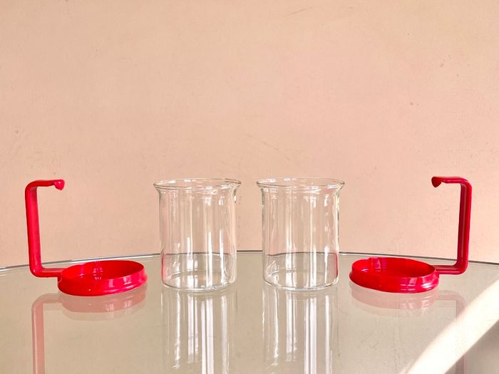 Vintage 90's Bodum Brazil Coffee Cups, Carsten Jorgensen design