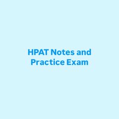 HPAT Notes & Practice Exam