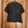 Swedish brand Ladies linen button down shirt(large) Image 2