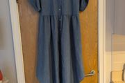 Emery Rose Denim Colour Dress . S. L -14-16.