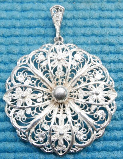 Antique Sterling Silver 925 Pendant 6,23g
