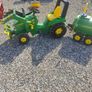 Rolly X-Trac John Deere 8400R with attachment. Image 2