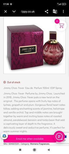 Jimmy Choo ladies eau de parfum