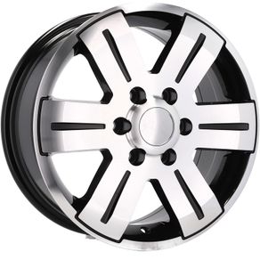 16" grey Gloss Van Alloy Wheels Mercedes Volkswagen 6x130