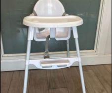 High chair in excellent condition - adjustable height