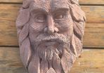 Handmade Greenman Outdoor garden wall display item