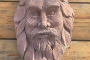 Handmade Greenman Outdoor garden wall display item