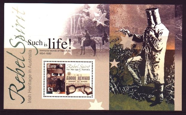2001 Ireland Irish Heritage in Australia Commemorative Stamp Miniature Sheet Mint Never Hinged (MNH)