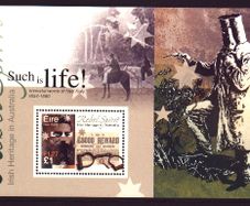 2001 Ireland Irish Heritage in Australia Commemorative Stamp Miniature Sheet Mint Never Hinged (MNH)