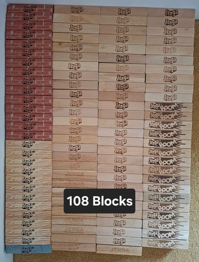 Jenga Blocks (108)