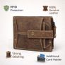 Genuine Leather Wallet Luxury Handmade RFID Secure Wallet Image 4