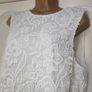 white lace pencil dress size 16 Postage included Image 8