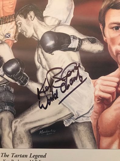 Signed Ken Buchanan print