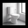 2x Sonas Select Open Back Rimless Soft Close Toilets Image 3