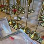wedding decor bundle candlesticks and faux flowers Image 6