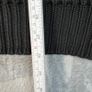 AllSaints Rok Crew Jumper Size Medium Mens Black 100% Cotton Ribbed Knit Sweater Image 5