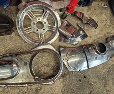 Harley Sportster dress up kit. (Poor chrome)