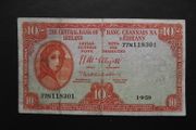 The Central Bank of Ireland. Lady Lavery 10 shillings (1959)#4