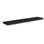 Floating Wall Shelves 4 pcs Black 120x23.5x3.8 cm MDF Image 10