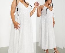 Asos Embellished Midi Dress