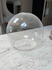 Glass ceiling light