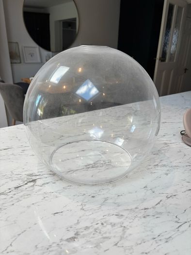 Glass ceiling light