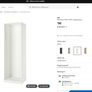 Complete IKEA PAX Wardrobe System  White Image 6
