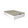 White Ottoman Storage Bed single Image 3