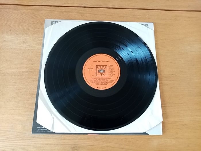 Frankie Laine's Greatest Hits. 1974 Uk Pressing. Cbs Records. Lp Vinyl Record Album.