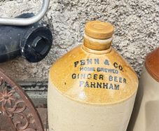 Vintage Stonewear Advertising bottles/jars