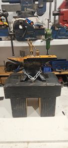 anvil on stand