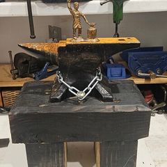 anvil on stand