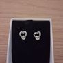 silver heart earrings brand new Image 2