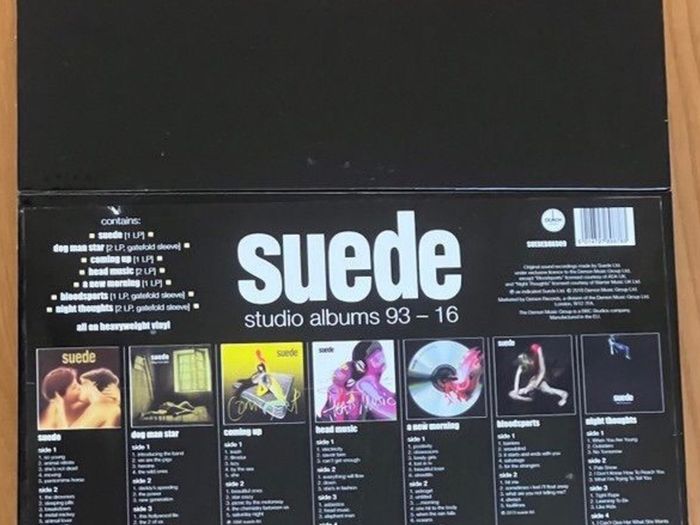 suede  |  studio albums  ('93-'16):  Limited Exclusive Edition Coloured Vinyl Box Set