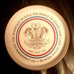 Royal Worcester Charles & Diana Marriage Plate & Four Books