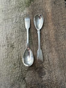 Irish Silver Egg/Tea spoons