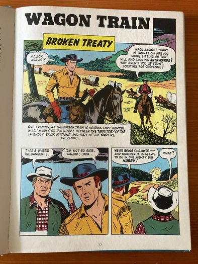 Cowboy annual:'Wagon Train' annual 1960