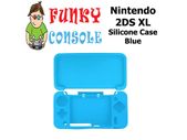Silicone Rubber Gel Console Protective Skin Soft Case Cover Nintendo New 2DS XL Blue