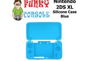 Silicone Rubber Gel Console Protective Skin Soft Case Cover Nintendo New 2DS XL Blue