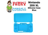 main image for ad Silicone Rubber Gel Console Protective Skin Soft Case Cover Nintendo New 2DS XL Blue