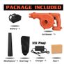 BRAND NEW 2000W Cordless Electric Air Blower & Suction Handheld Leaf Computer Dust Collector Cleaner Power Tools 18V Battery Image 2