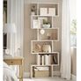 Bookshelf, 6-Tier Bookcase, 24 x 70 x 191.6 cm, Room Divider, Cube Display Shelf, Freestanding Storage Shelf, Modern Style, for Living room, Bedroom, Office, Matte White Image 3