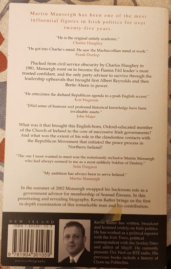 Martin Mansergh: A Biography by Kevin Rafter