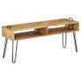 TV Stand Solid Mango Wood 110x35x45 cm Image 9