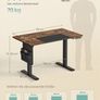 Electric Height Adjustable Standing Desk with Storage Pocket Image 5