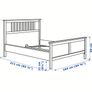 White Double Bed Frame Image 5
