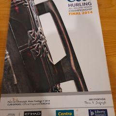 GAA 2014 All Ireland SHC DRAWN final Kilkenny v Tipperary official match programme