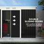 9' x 4' Metal Garden Storage Shed Tool House with Sliding Door Spacious Layout for Backyard, Lawn Dark Gray Image 3