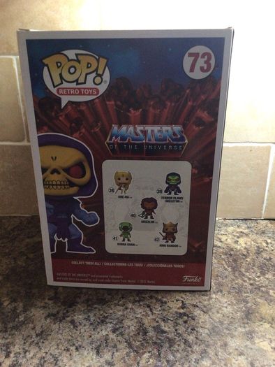 Large Funko pop no 73 - skeletor -special edition- glow in the dark - new and unopened